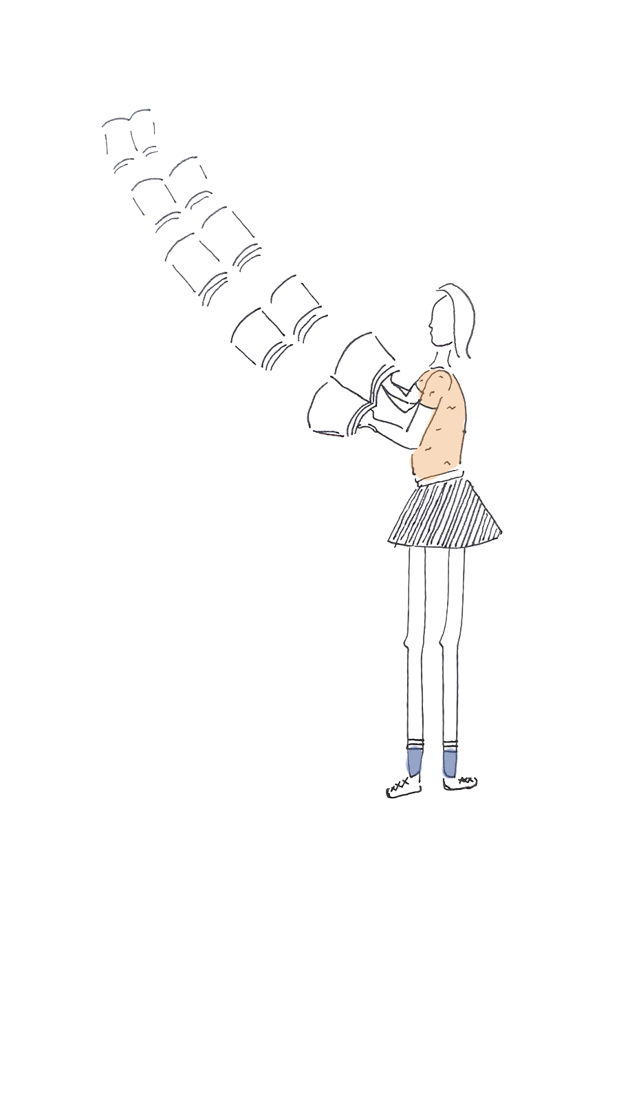 flying books